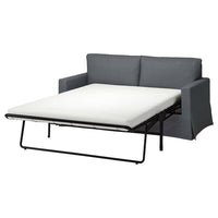 HYLTARP - 2-seater sofa bed, Gransel grey , - best price from Maltashopper.com 99514859