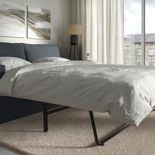 HYLTARP - 2-seater sofa bed, Gransel grey , - best price from Maltashopper.com 99514859