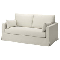HYLTARP cover for 2-seat sofa, Gransel natural
