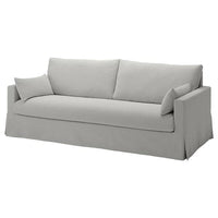HYLTARP cover for 3-seat sofa, Tallmyra white/black