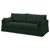 HYLTARP cover for 3-seat sofa, Tallmyra dark green