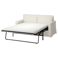 HYLTARP - Cover for 2-seater sofa bed, Gransel natural , - best price from Maltashopper.com 30547447