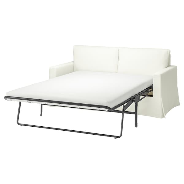 HYLTARP - Cover for 2-seater sofa bed, Hallarp white , - best price from Maltashopper.com 10547325