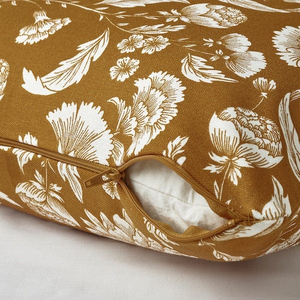 Ikea IDALINNEA - Cushion cover, yellow-brown, 50x50 cm