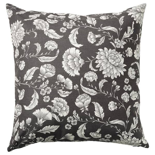 IDALINNEA - Cushion cover, anthracite, 50x50 cm