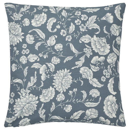 IDALINNEA - Cushion cover, dark grey-blue, 50x50 cm