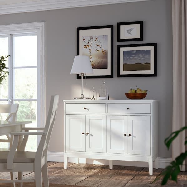 IDANÄS - Sideboard, white, 124x50x95 cm - best price from Maltashopper.com 80496025