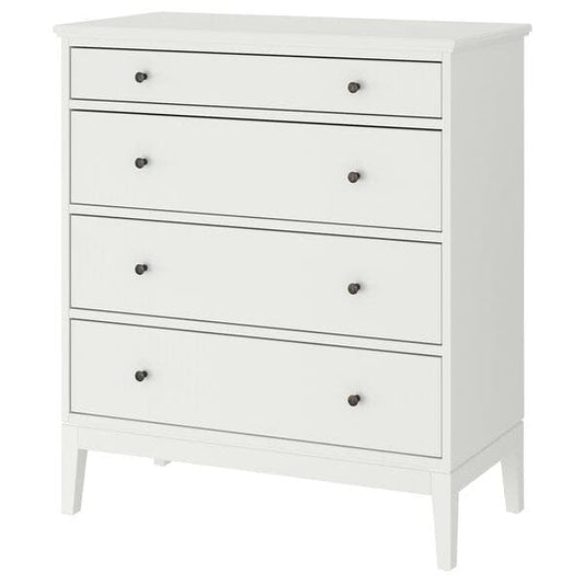 Ikea IDANÄS - Chest of 4 drawers, white, 104x118 cm