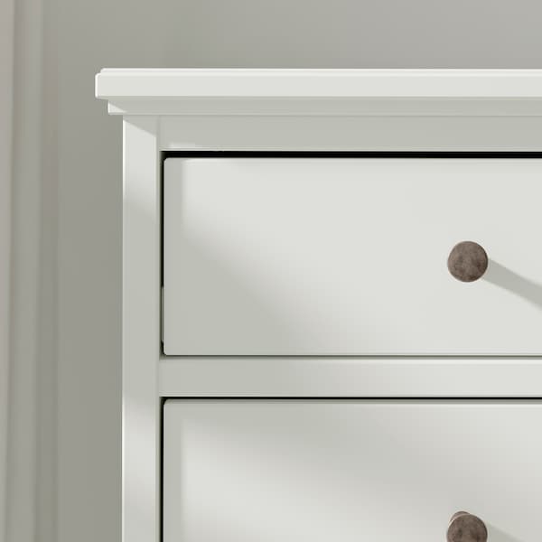 IDANÄS - Chest of 6 drawers, white, 84x135 cm - best price from Maltashopper.com 20458700