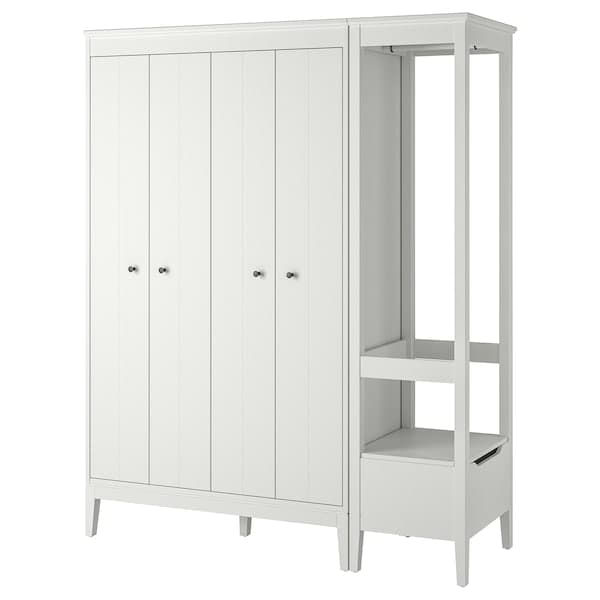 Ikea IDANÄS - Wardrobe combination, white, 180x59x211 cm