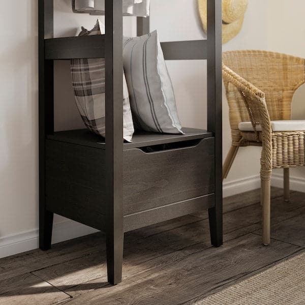 Ikea IDANÄS - Wardrobe combination, dark brown, 180x59x211 cm