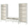 IDANÄS - IDANÄS TV storage combination, white, 325x40x211 cm