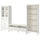 IDANÄS - IDANÄS TV storage combination, glass/white, 325x40x211 cm