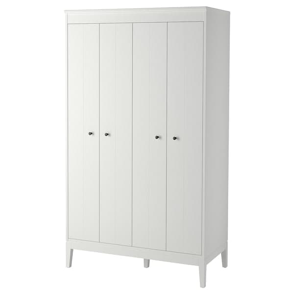 IDANÄS - Wardrobe, white, 121x211 cm - best price from Maltashopper.com 60458835
