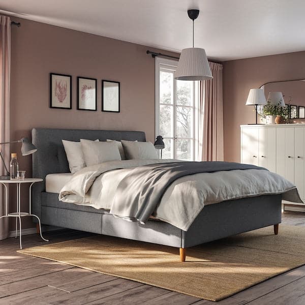 IDANÄS - Upholstered bed with drawers , 180x200 cm - best price from Maltashopper.com 70447182
