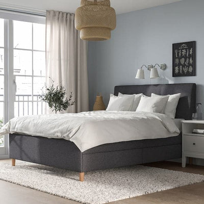 IDANÄS - Upholstered bed with drawers , 160x200 cm - best price from Maltashopper.com 90447176