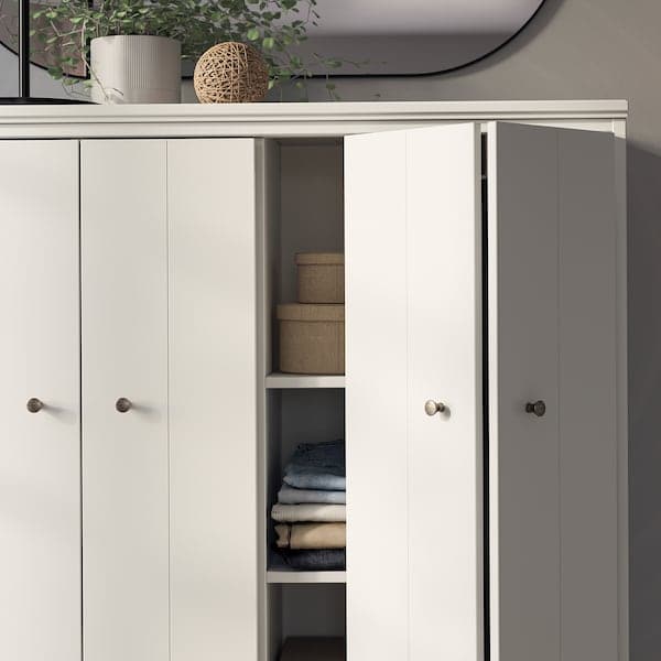 Ikea IDANÄS - Cabinet with bi-folding doors, white, 121x135 cm