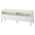 IDANÄS - IDANÄS TV bench, white, 162x40x63 cm