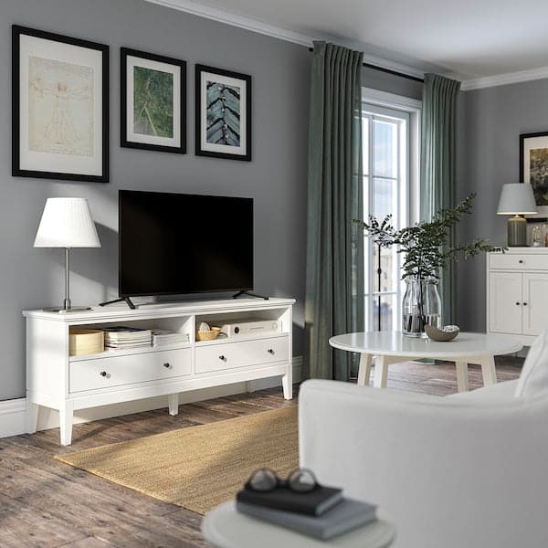 Ikea IDANÄS - TV bench, white, 162x40x63 cm