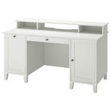 IDANÄS desk with add-on unit, white