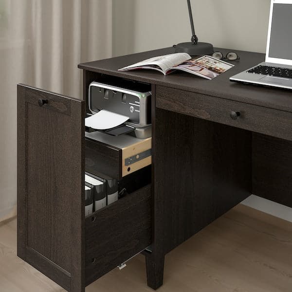IDANÄS - Desk, brown, 152x70 cm - best price from Maltashopper.com 60514153