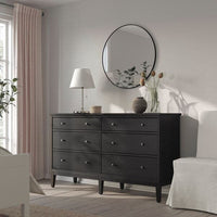 IDANÄS - 4-piece bedroom set, dark brown, 160x200 cm - Premium  from Ikea - Just €1450.99! Shop now at Maltashopper.com