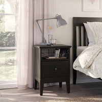 IDANÄS - 4-piece bedroom set, dark brown, 160x200 cm - best price from Maltashopper.com 79499591