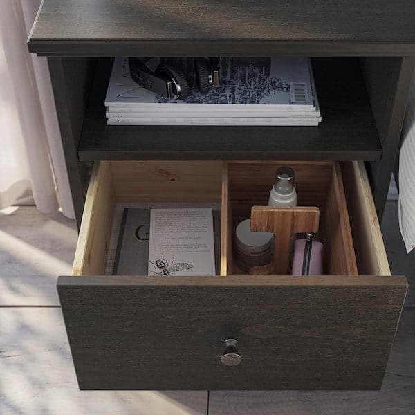 IDANÄS - 4-piece bedroom set, dark brown, 180x200 cm - best price from Maltashopper.com 39499593