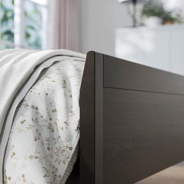 IDANÄS - 4-piece bedroom set, dark brown, 180x200 cm - best price from Maltashopper.com 39499593