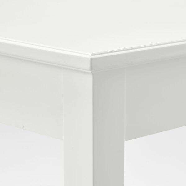 IDANÄS / SKOGSBO - Table and 2 chairs, white/dark brown, 51/86x96 cm - best price from Maltashopper.com 29515112