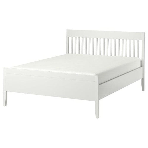 IDANÄS Bed frame - white/Leirsund 160x200 cm , 160x200 cm