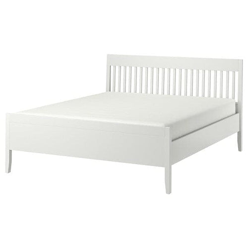 IDANÄS Bed frame - white/Leirsund - 180x200 cm