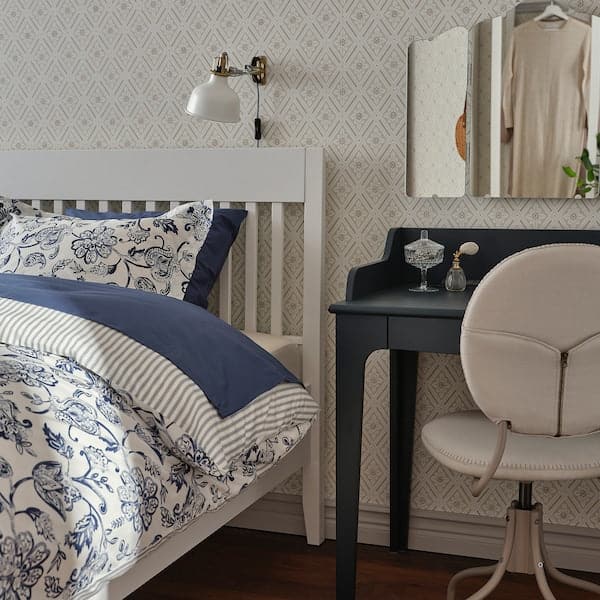 Ikea IDANÄS Bed frame - white/Leirsund - 180x200 cm
