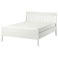 IDANÄS Bed frame, white / Lindbåden, 160x200 cm , 160x200 cm - best price from Maltashopper.com 89494932