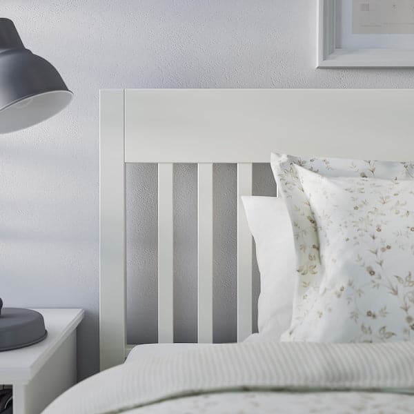 IDANÄS Bed frame, white / Lindbåden, 160x200 cm , 160x200 cm - best price from Maltashopper.com 89494932