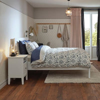 IDANÄS Bed frame, white / Lindbåden, 140x200 cm - best price from Maltashopper.com 29494930