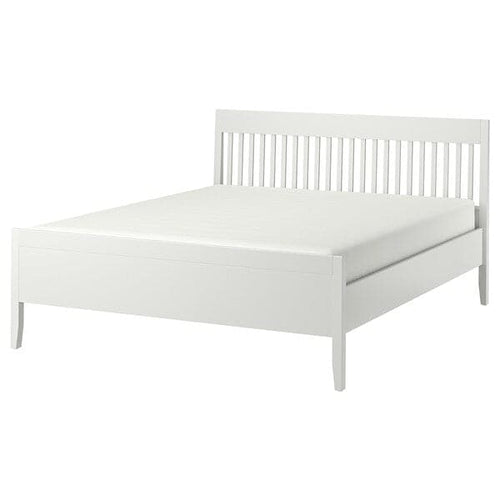 IDANÄS Bed frame - white/Luröy 180x200 cm , 180x200 cm