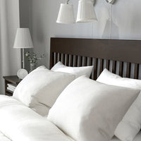 IDANÄS Bed frame with drawers, dark brown/Lindbåden, 160x200 cm - best price from Maltashopper.com 99494941