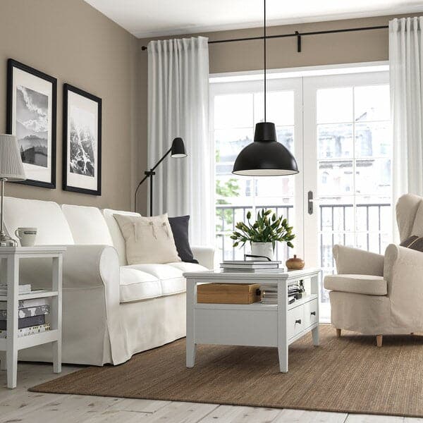 IDANÄS - Coffee table, white, 107x55 cm - best price from Maltashopper.com 20487873