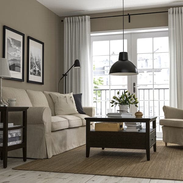 Ikea IDANÄS - Coffee table, dark brown stained, 80x80 cm