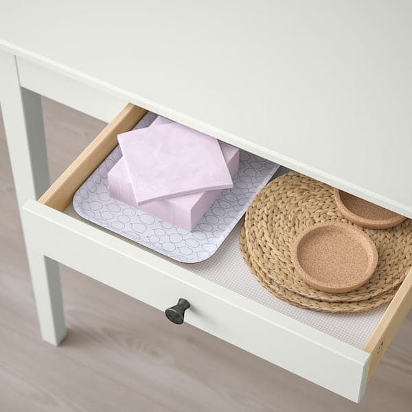 IDANÄS - Drop-leaf table, white, 51/86x96 cm - best price from Maltashopper.com 00487652
