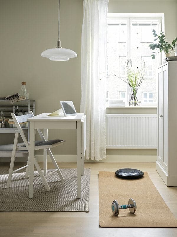 Ikea IDANÄS - Drop-leaf table, white, 51/86x96 cm