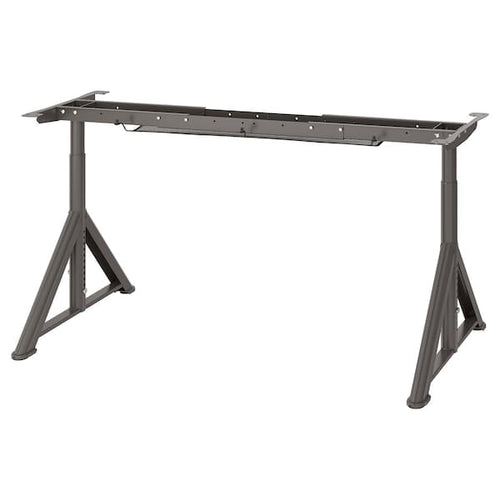 IDÅSEN Base for table top - dark gray 146x67x76 cm , 146x67x76 cm