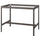 IDÅSEN underframe for table top, dark grey, 139x69 cm