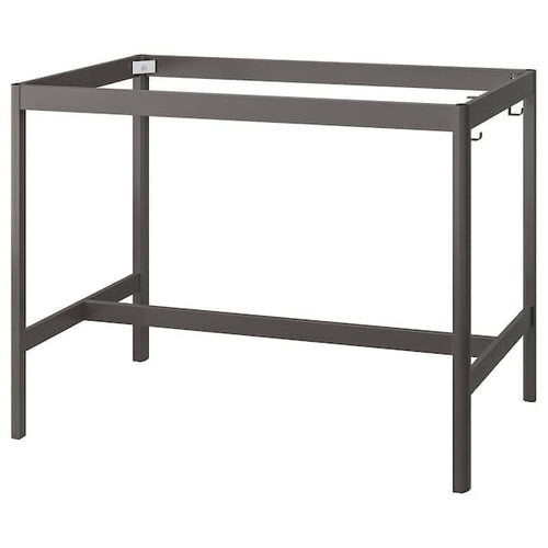 IDÅSEN Base for table top - dark gray 139x69x102 cm , 139x69x102 cm