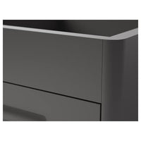 IDÅSEN Chest of drawers with wheels - dark gray 42x61 cm , 42x61 cm - best price from Maltashopper.com 30360982