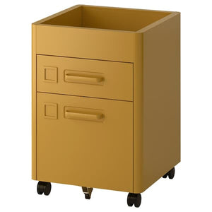 Ikea IDÅSEN - Drawer unit on castors, golden-brown, 42x61 cm
