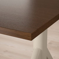 IDÅSEN / GRUPPSPEL Desk and chair - brown/beige 160x80 cm , 160x80 cm - best price from Maltashopper.com 59441681