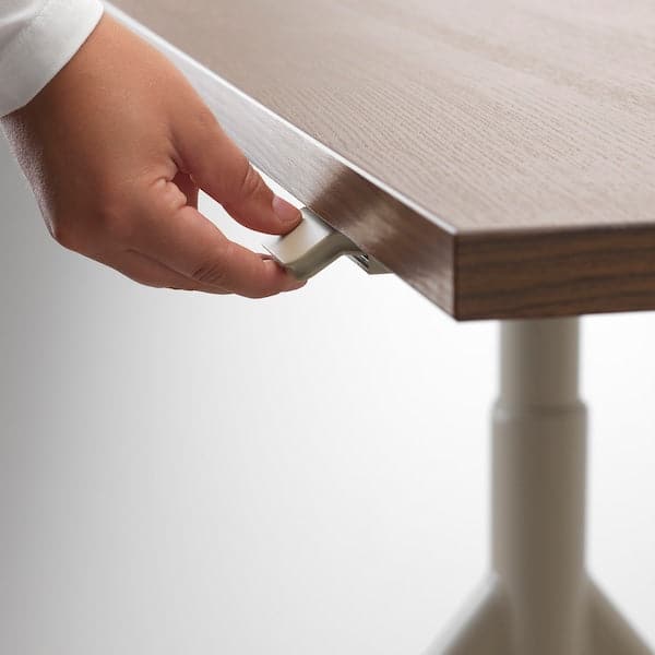 IDÅSEN / GRUPPSPEL Desk and chair - brown/beige 120x70 cm , 120x70 cm - best price from Maltashopper.com 89442698