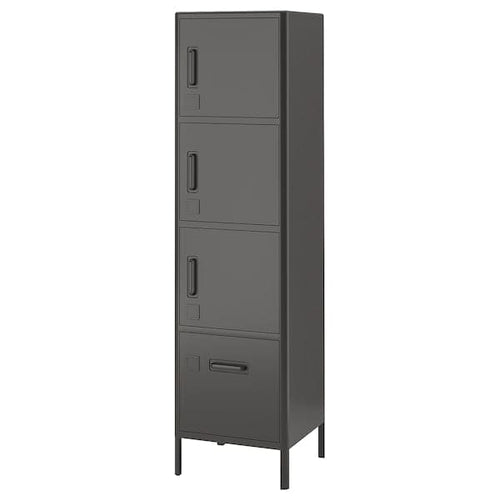 IDÅSEN High cabinet with drawer and doors ,